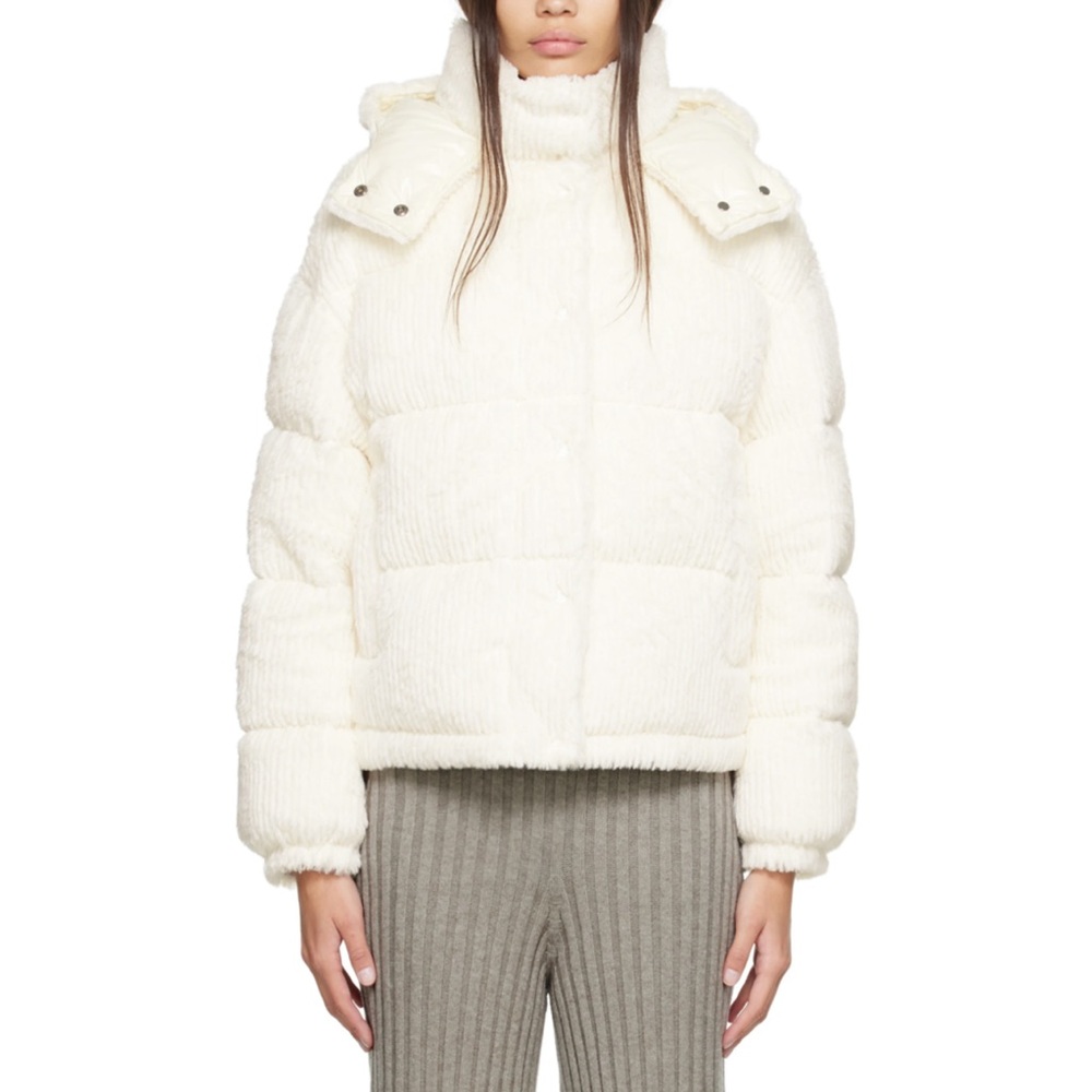 MONCLER
White Daos Faux-Fur Down Jacket